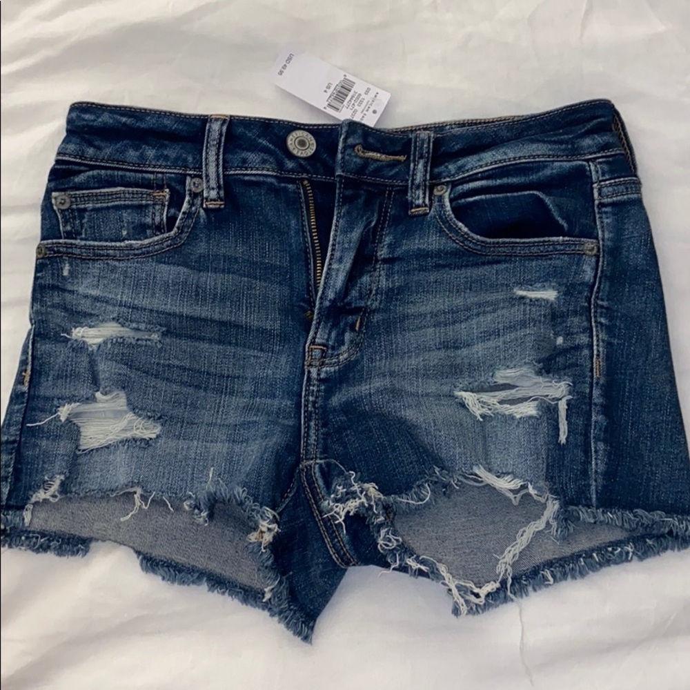 american eagle jean shorts